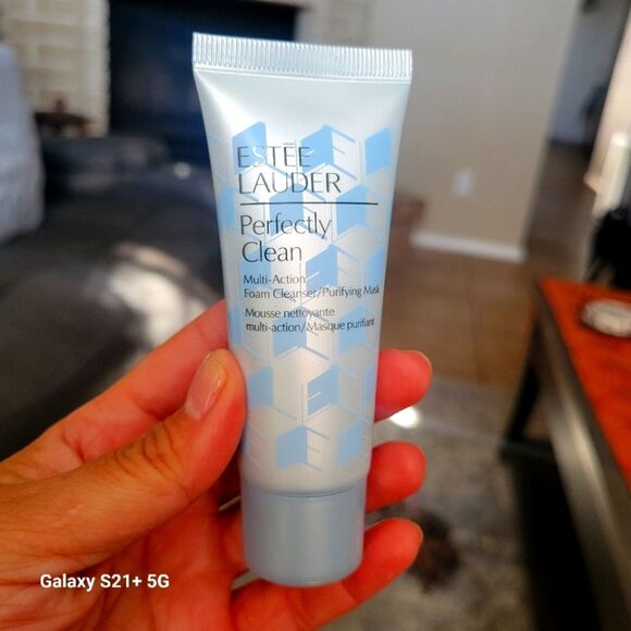 Estée Lauder Perfectly Clean Multi-Action Foam Cleanser/Purifying Mask - Picture 1 of 2